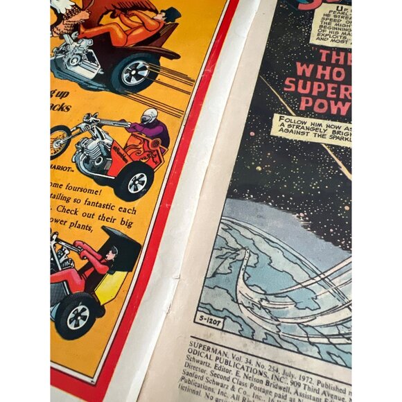DC Comics Superman Comic Book #254 July 1972 Edition Vintage Collectible Boarded - Picture 7 of 8